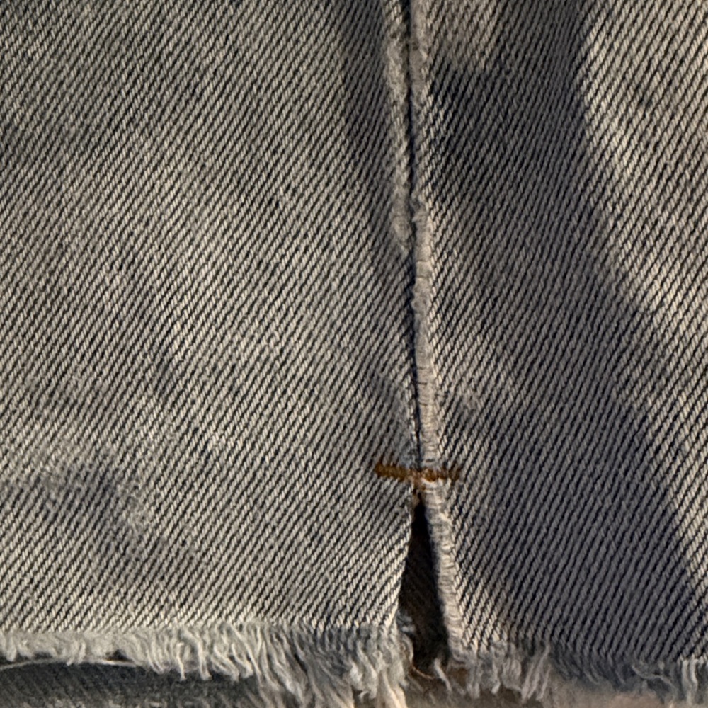 Re/Done Women's Blue Denim Shorts Size 26 - Picture 4 of 5